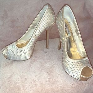 Jennifer Lopez Rhinestone Heels